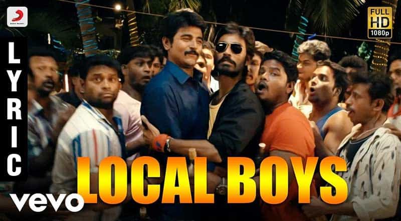 Local Boys Song Lyrics From Ethir Neechal